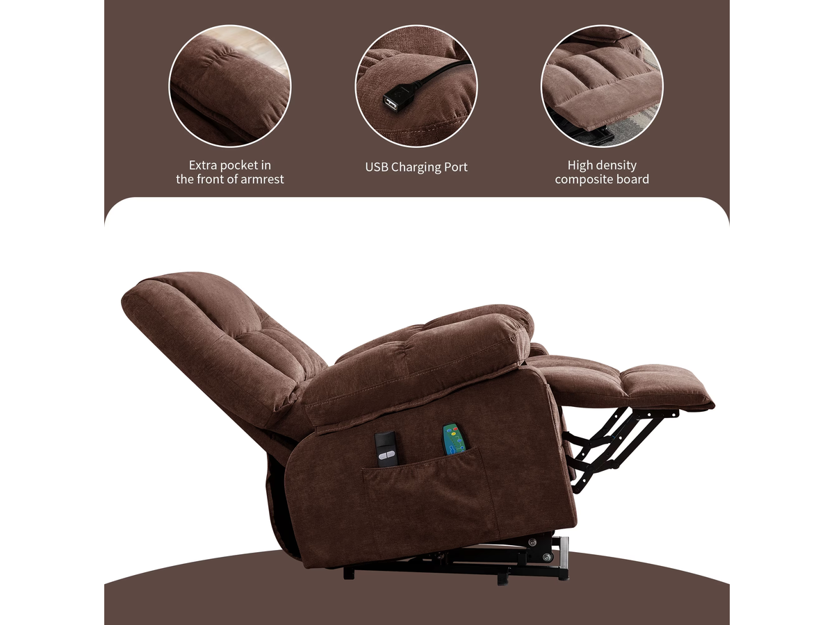 Recliner Chair with Heat Massage