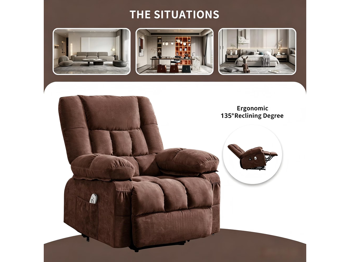 Recliner Chair with Heat Massage