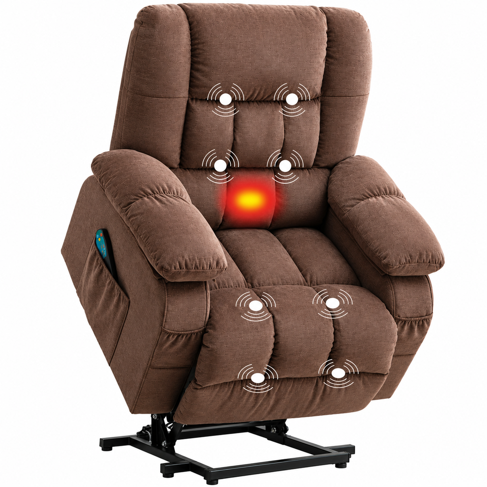 Recliner Chair with Heat Massage
