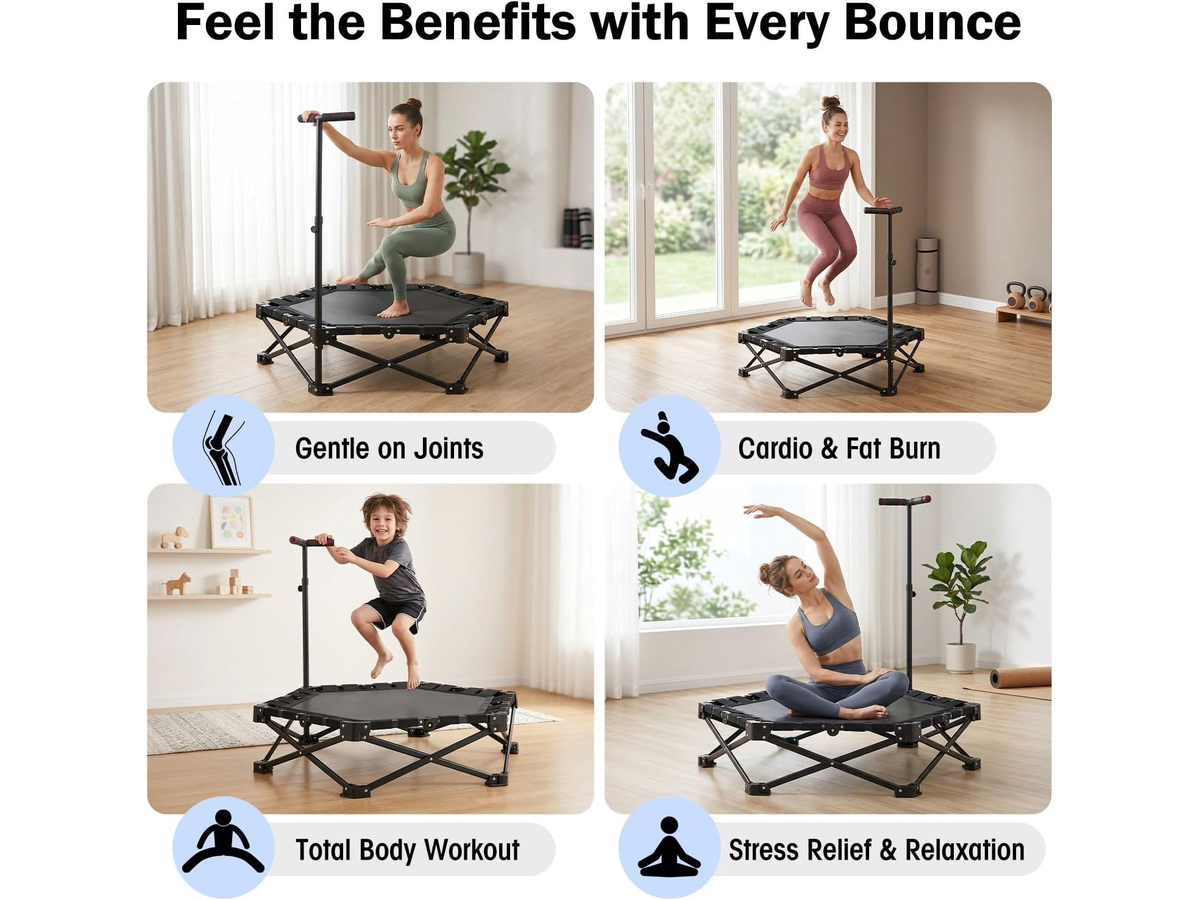 Trampoline Mini Foldable Portable Rebounder