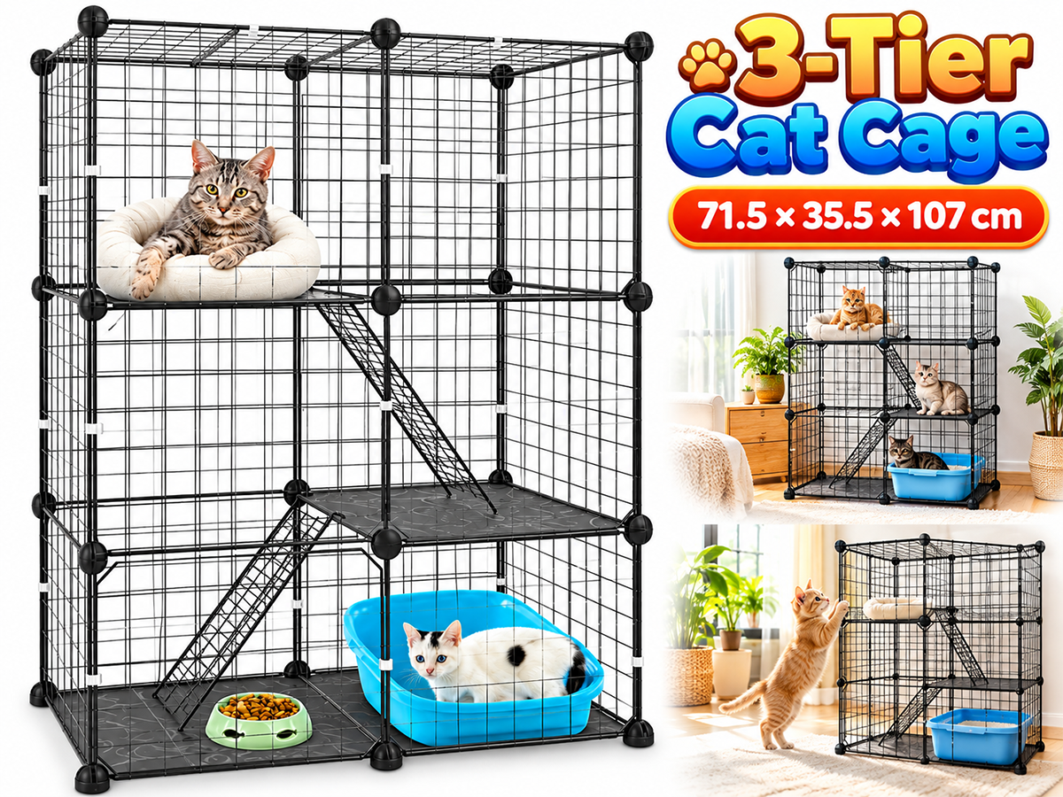 Cat Cage Enclosure Crate