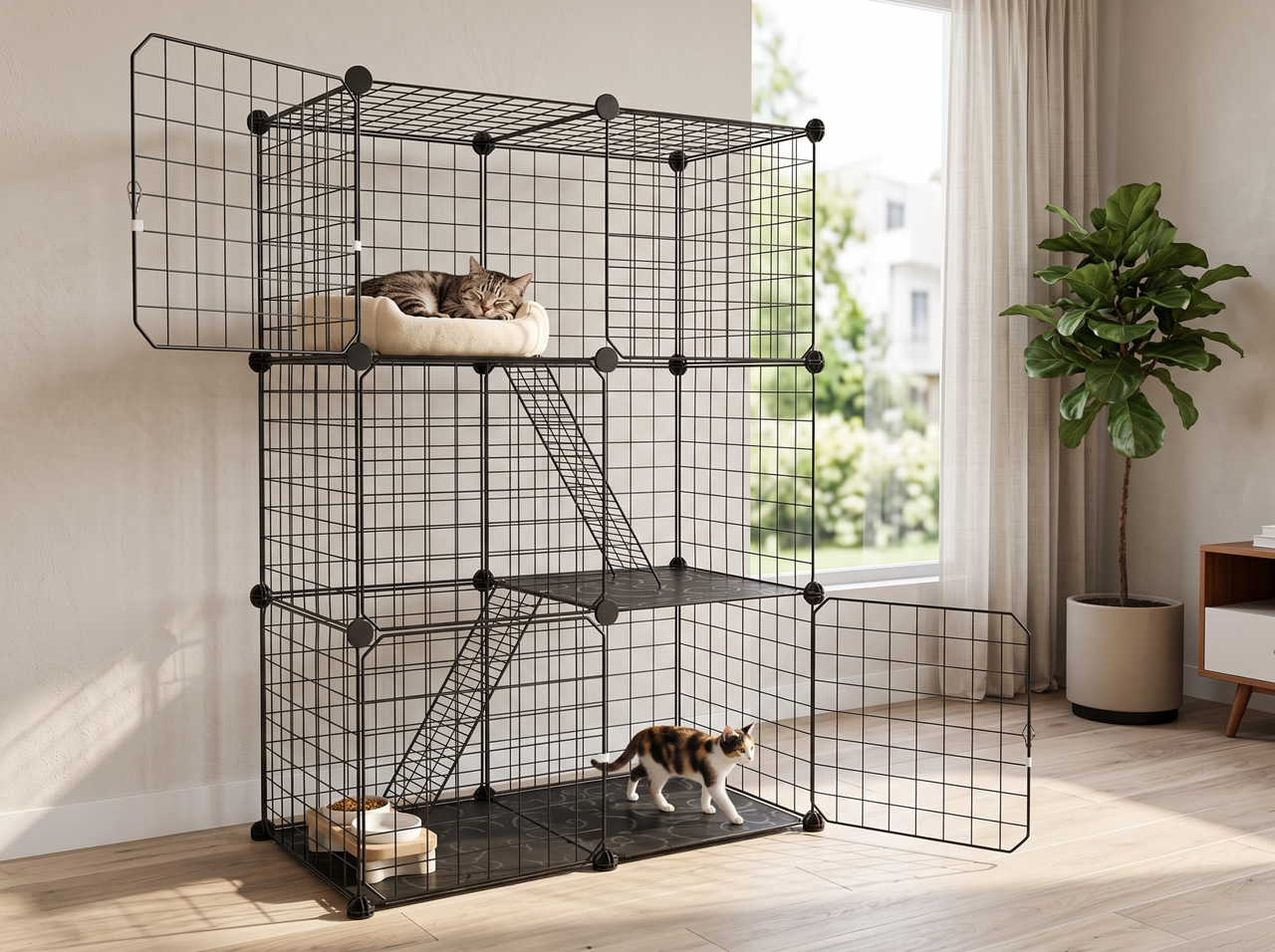 Cat Cage Enclosure Crate