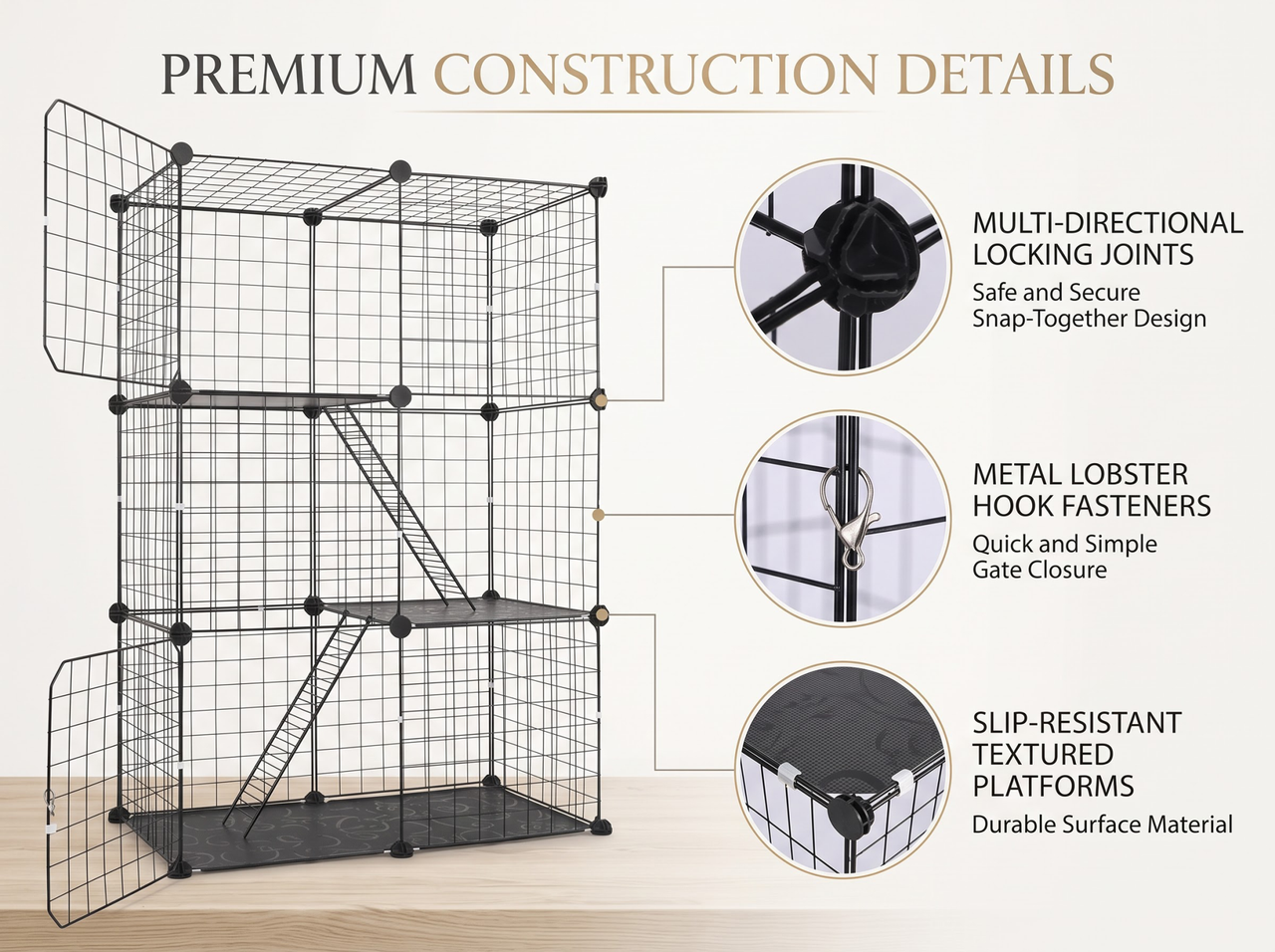 Cat Cage Enclosure Crate