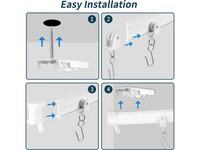 Thumbnail for Bendable Ceiling Curtain Track 5M