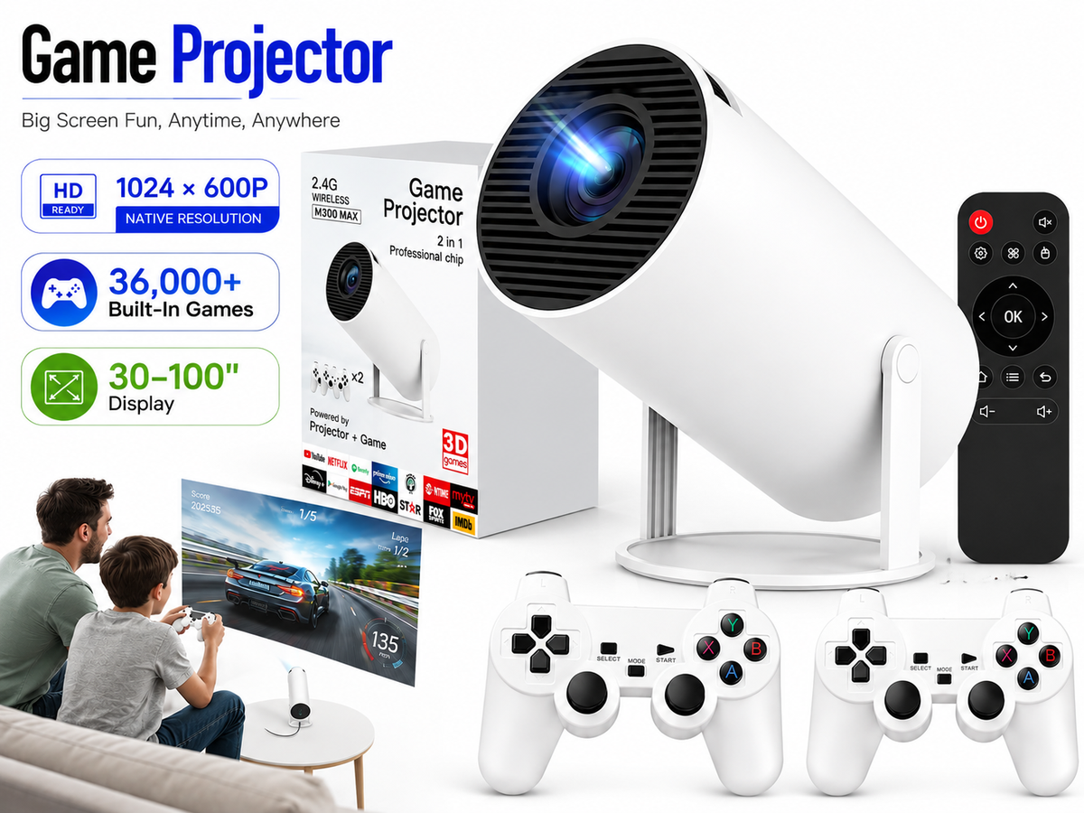Smart Projector with Retro Games