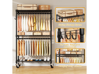 Thumbnail for Rolling Clothes Rack