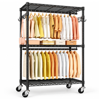 Thumbnail for Rolling Clothes Rack