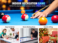 Thumbnail for 3 in 1 Pool, Air Hockey & Table Tennis
