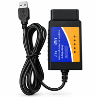 Thumbnail for ELM327 OBD2 Scanner USB Android Adapter