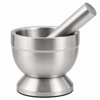 Thumbnail for Stainless Steel Mortar and Pestle Spice Grinder