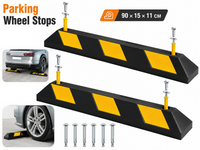 Thumbnail for Rubber Parking Wheel Stops 2PCS