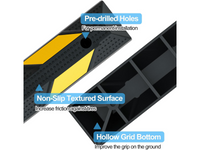 Thumbnail for Rubber Parking Wheel Stops 2PCS