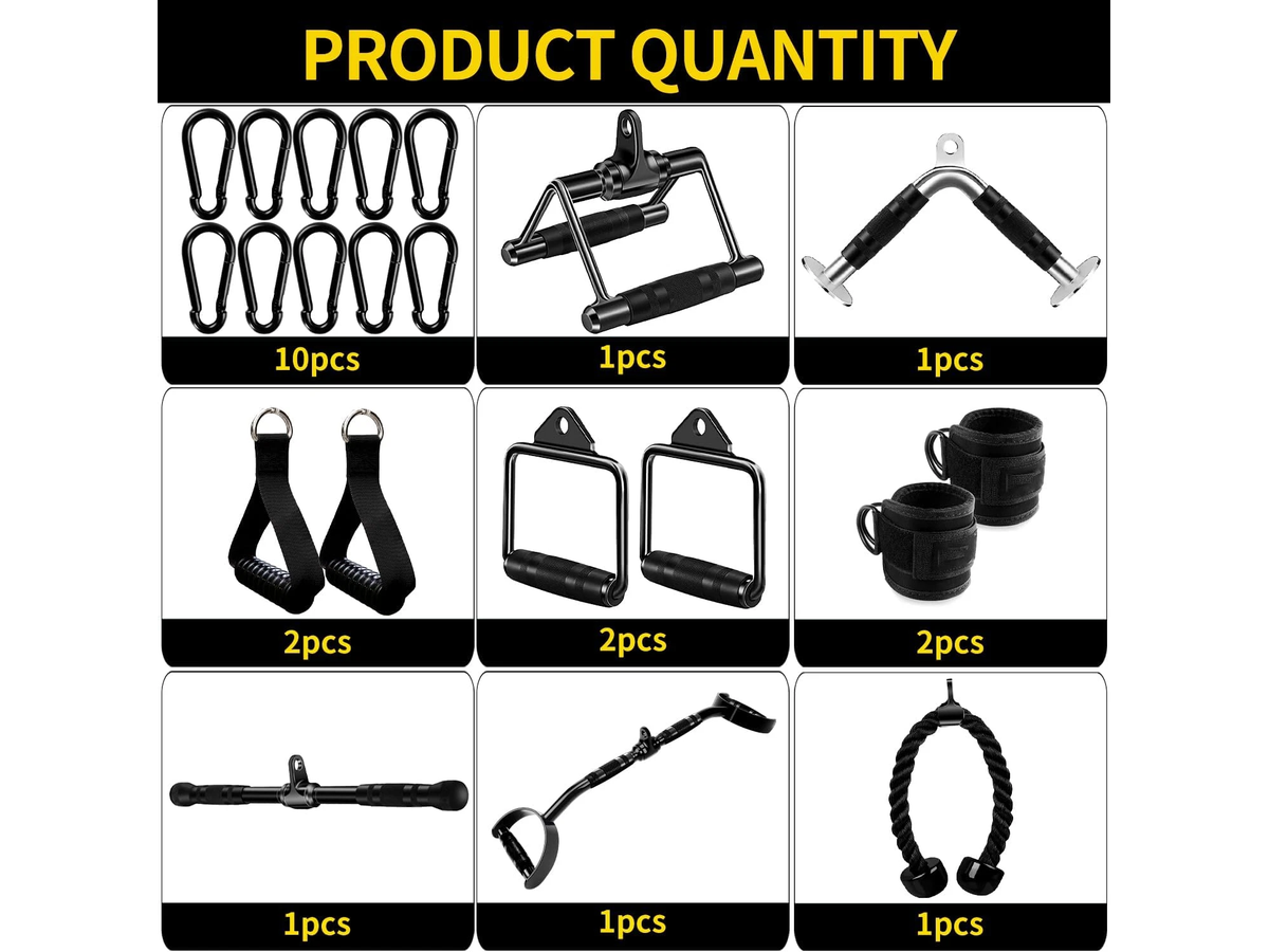 LAT Pulldown Attachments Set