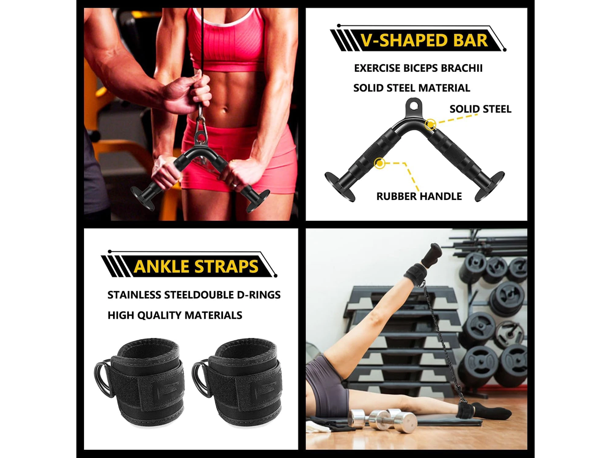LAT Pulldown Attachments Set