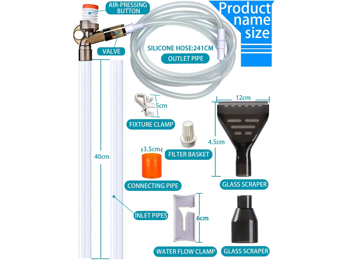 Aquarium Gravel Cleaner Kit Fish Tank