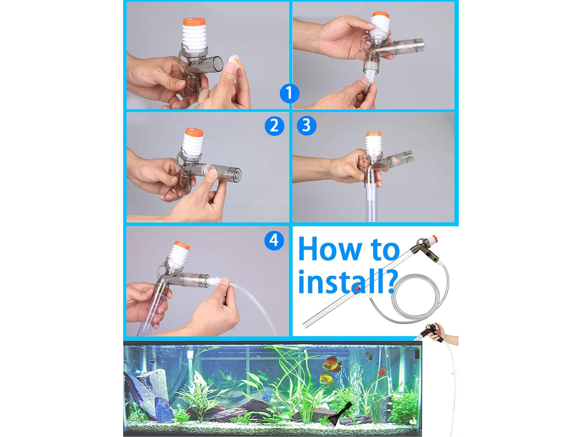 Aquarium Gravel Cleaner Kit Fish Tank