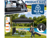 Thumbnail for Gazebo 3X3M Outdoor Gazebos Wedding Party Camping Tent