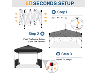 Thumbnail for Gazebo 3X3M Outdoor Gazebos Wedding Party Camping Tent