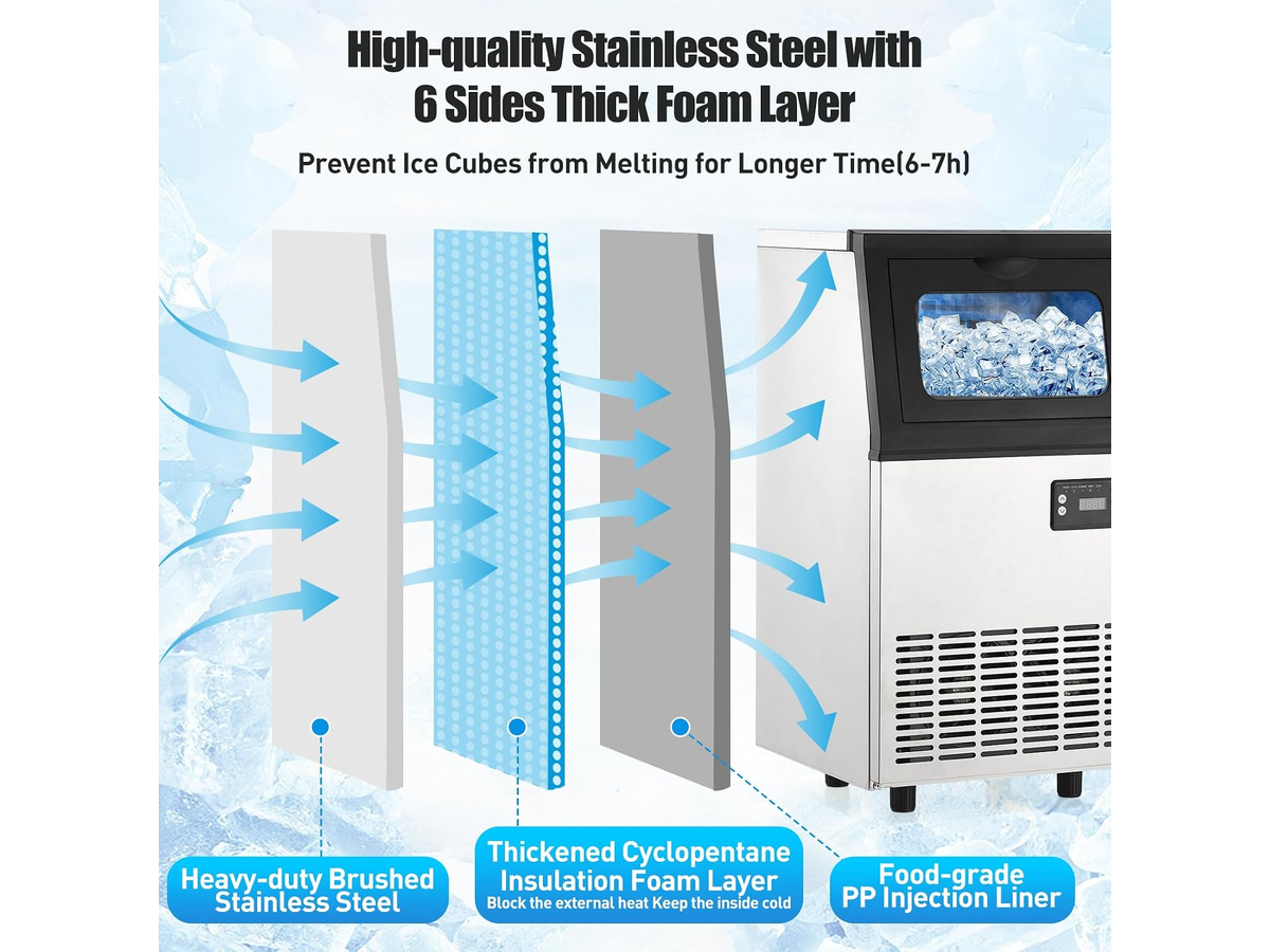 Home Commercial Bullet Ice Maker