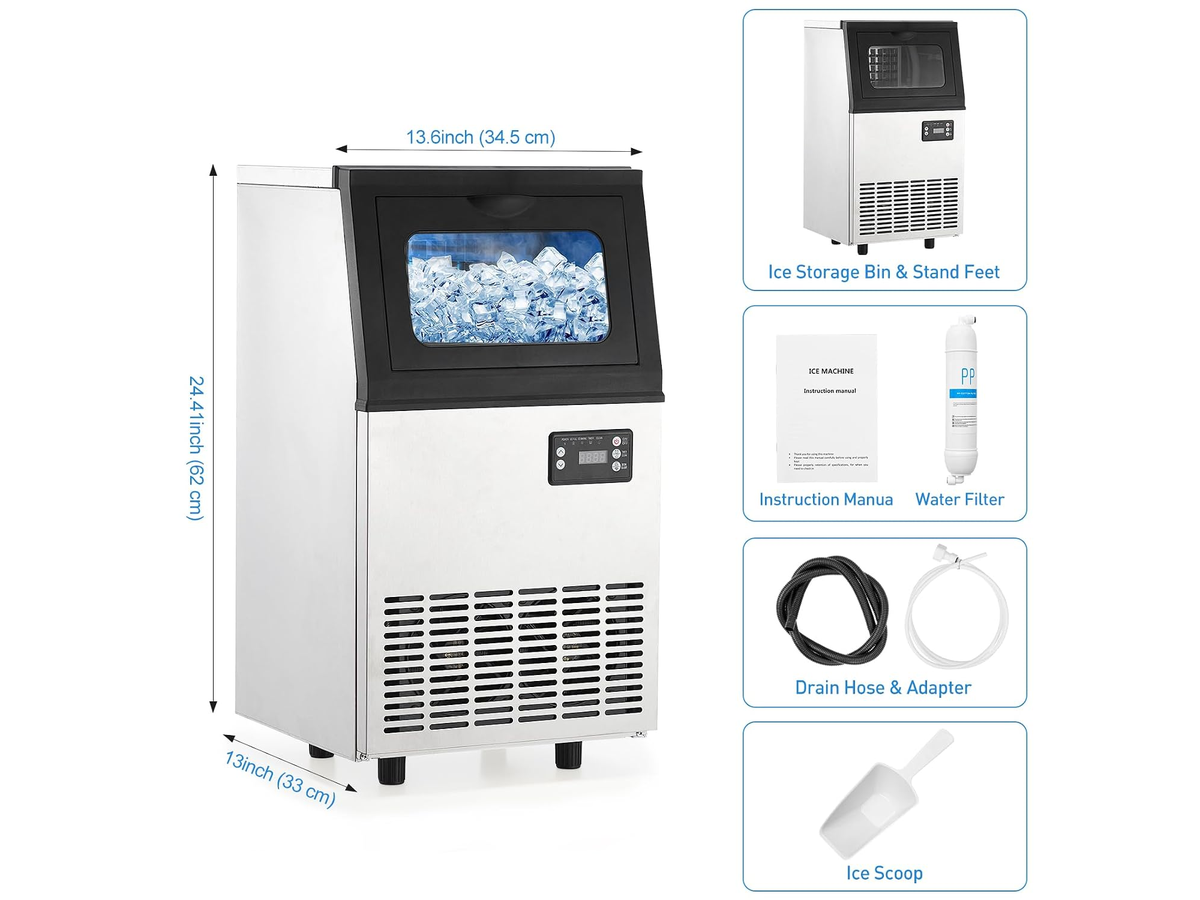 Home Commercial Bullet Ice Maker