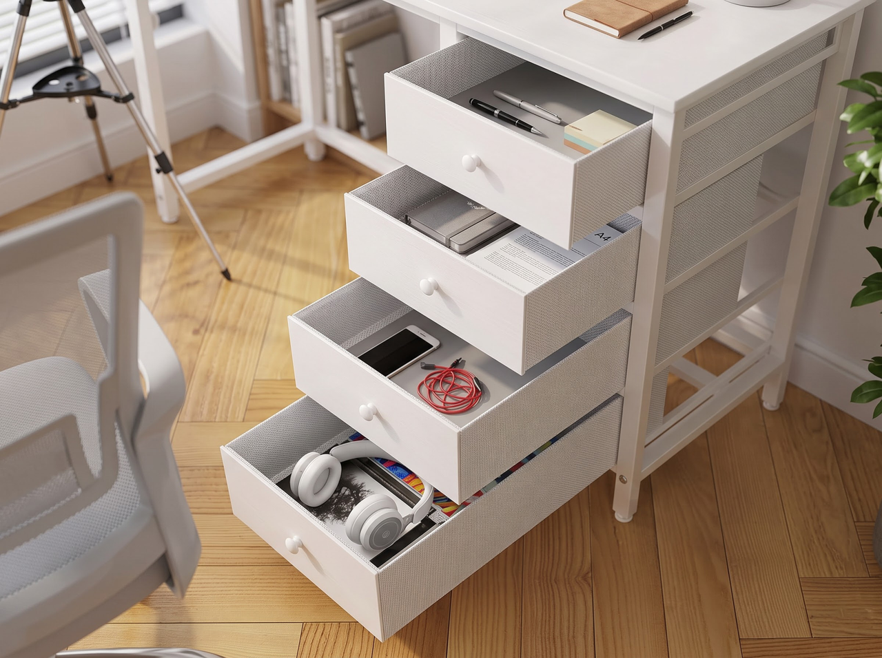 Computer Desk with Drawers