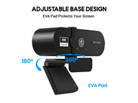 Thumbnail for Webcam Web Camera 4K HD USB Autofocus