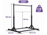 Thumbnail for Adjustable Gymnastics Bar Heavy Duty Home Training Bar