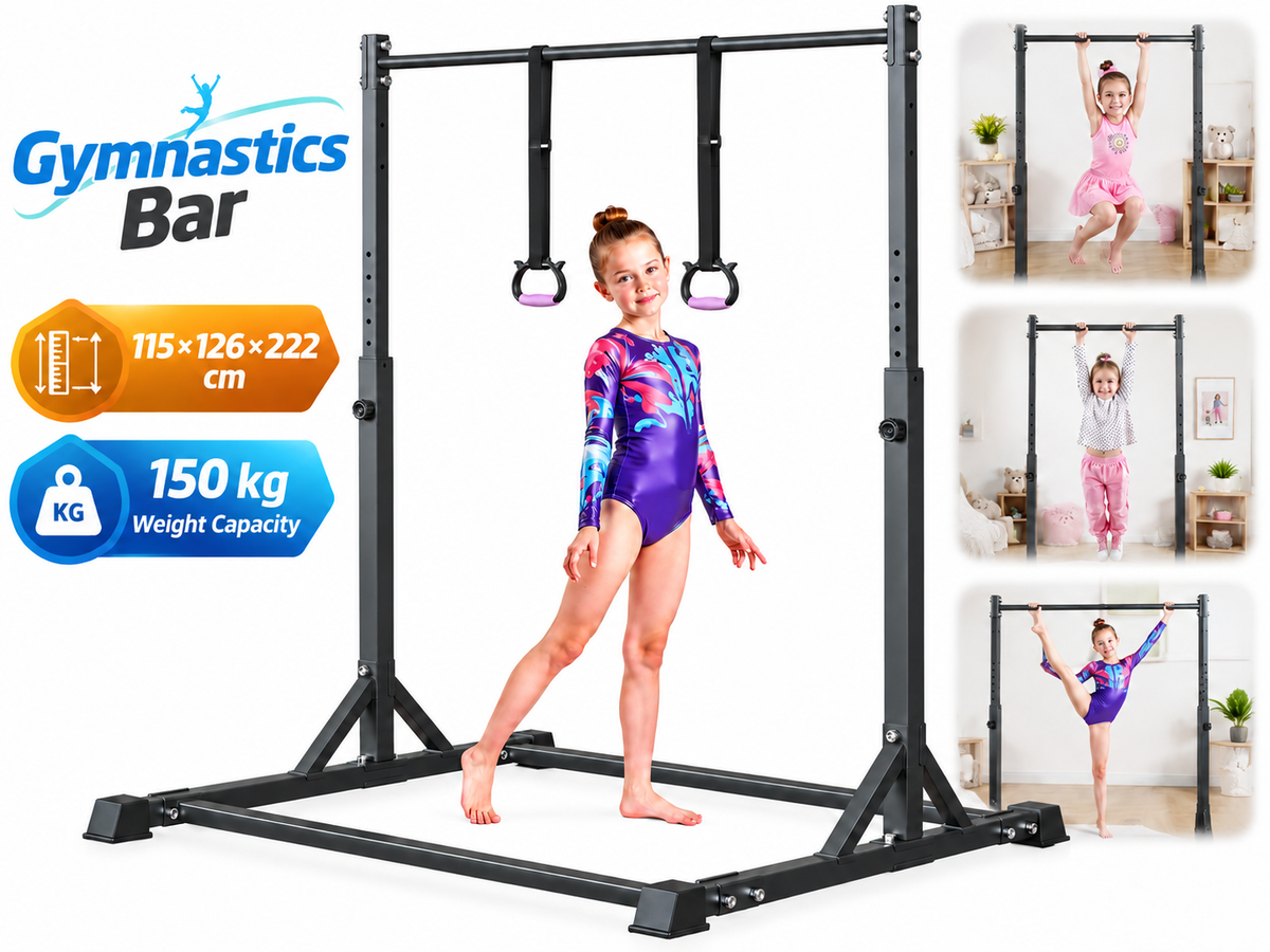 Adjustable Gymnastics Bar Heavy Duty Home Training Bar