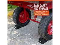 Thumbnail for Rubber Wheel Chock 2 Pack