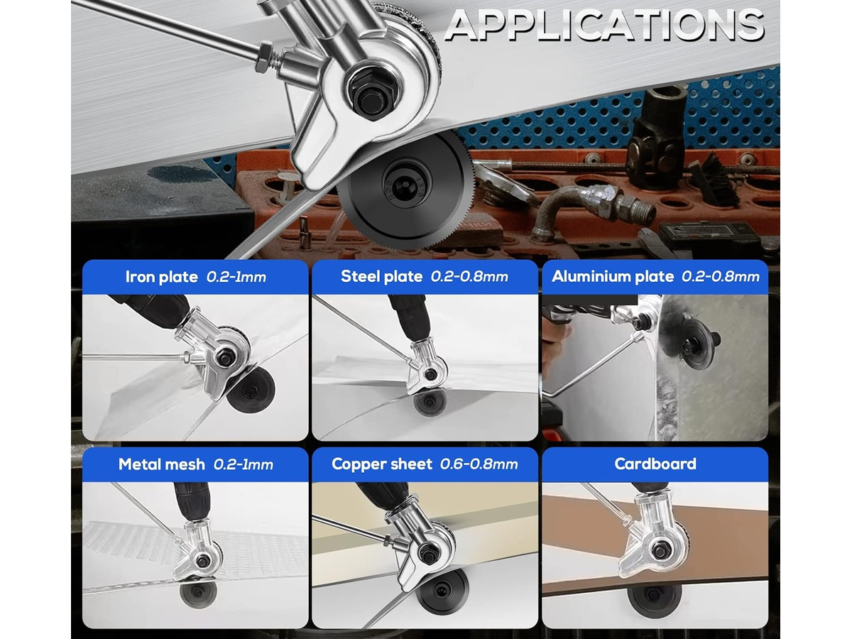 Sheet Metal Nibbler Drill Plate Cutter