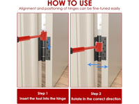 Thumbnail for Door Hinge Adjustment Tool 4 in 1
