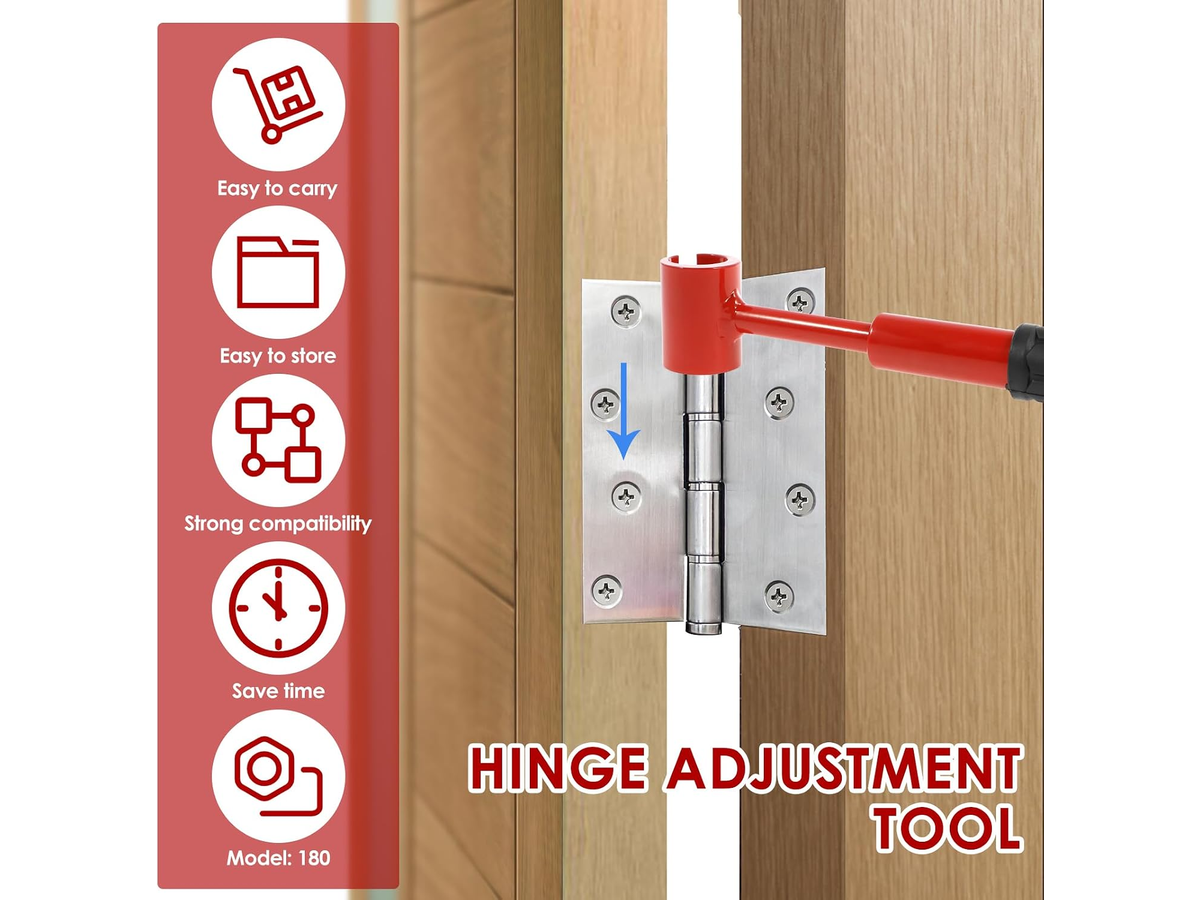Door Hinge Adjustment Tool 4 in 1