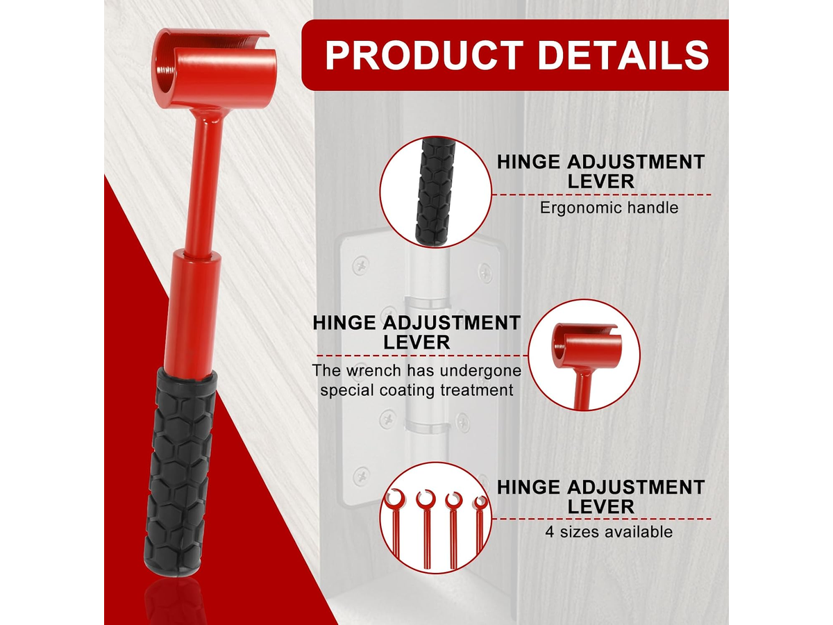 Door Hinge Adjustment Tool 4 in 1