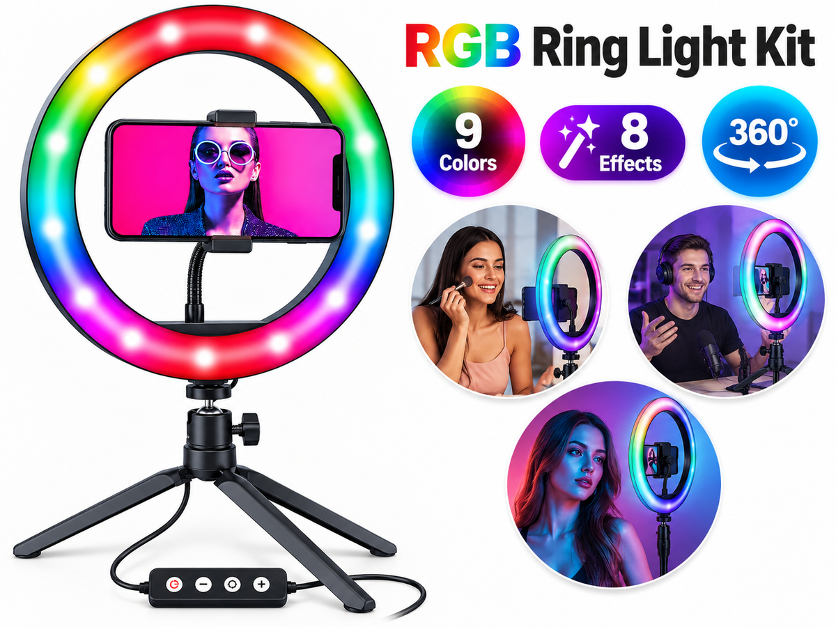 RGB Mobile Selfie Ring Light