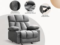Thumbnail for Recliner Chair with Heat Massage