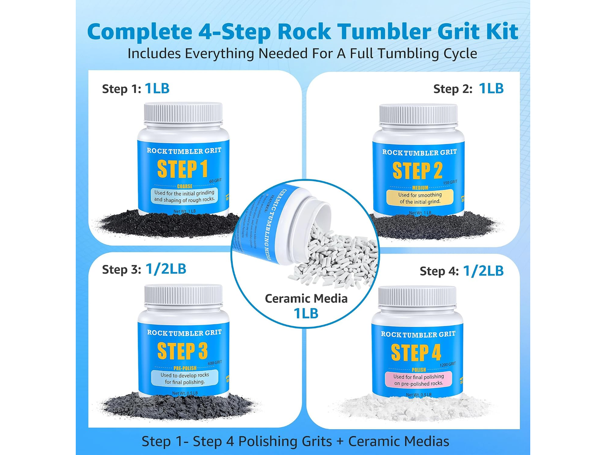Rock Tumbler Grit Kit
