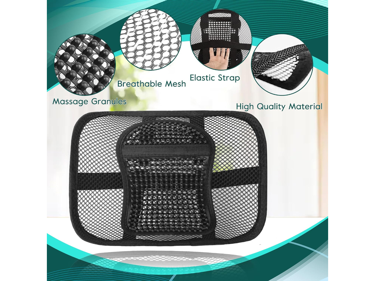 Ergonomics Seat Back Support Mesh Lumbar Lower Brace Support