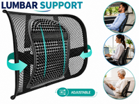 Thumbnail for Ergonomics Seat Back Support Mesh Lumbar Lower Brace Support