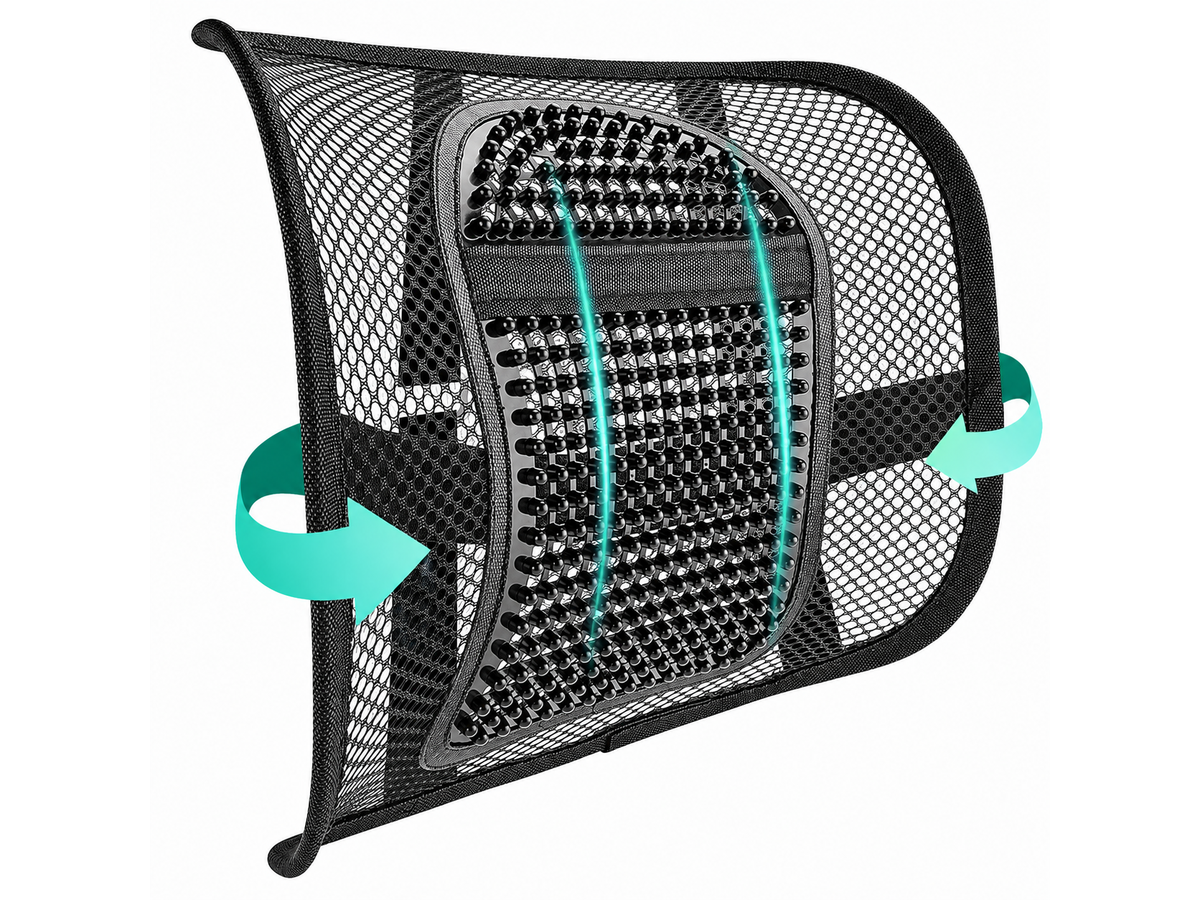 Ergonomics Seat Back Support Mesh Lumbar Lower Brace Support