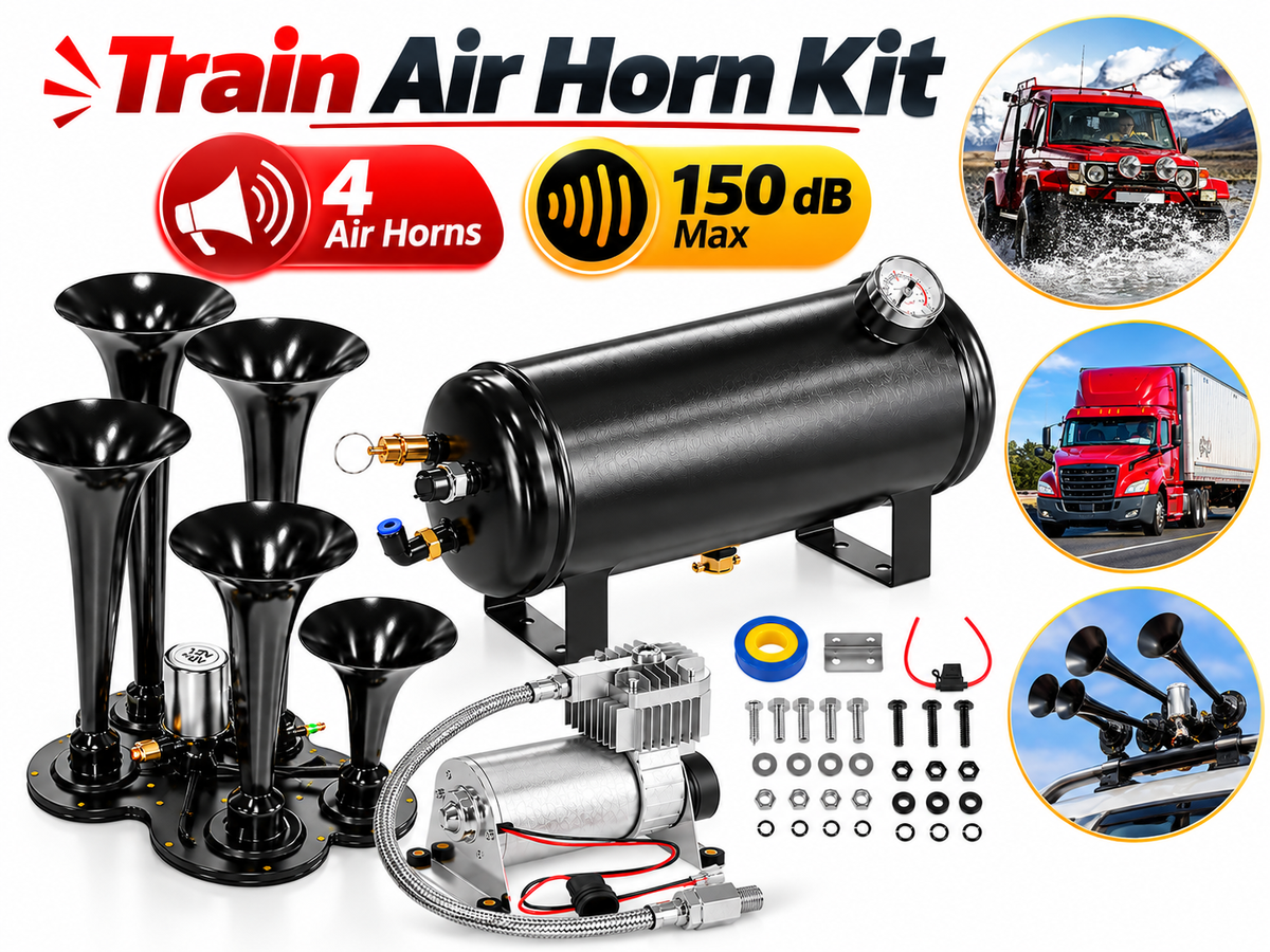150DB Train Air Horn Kit
