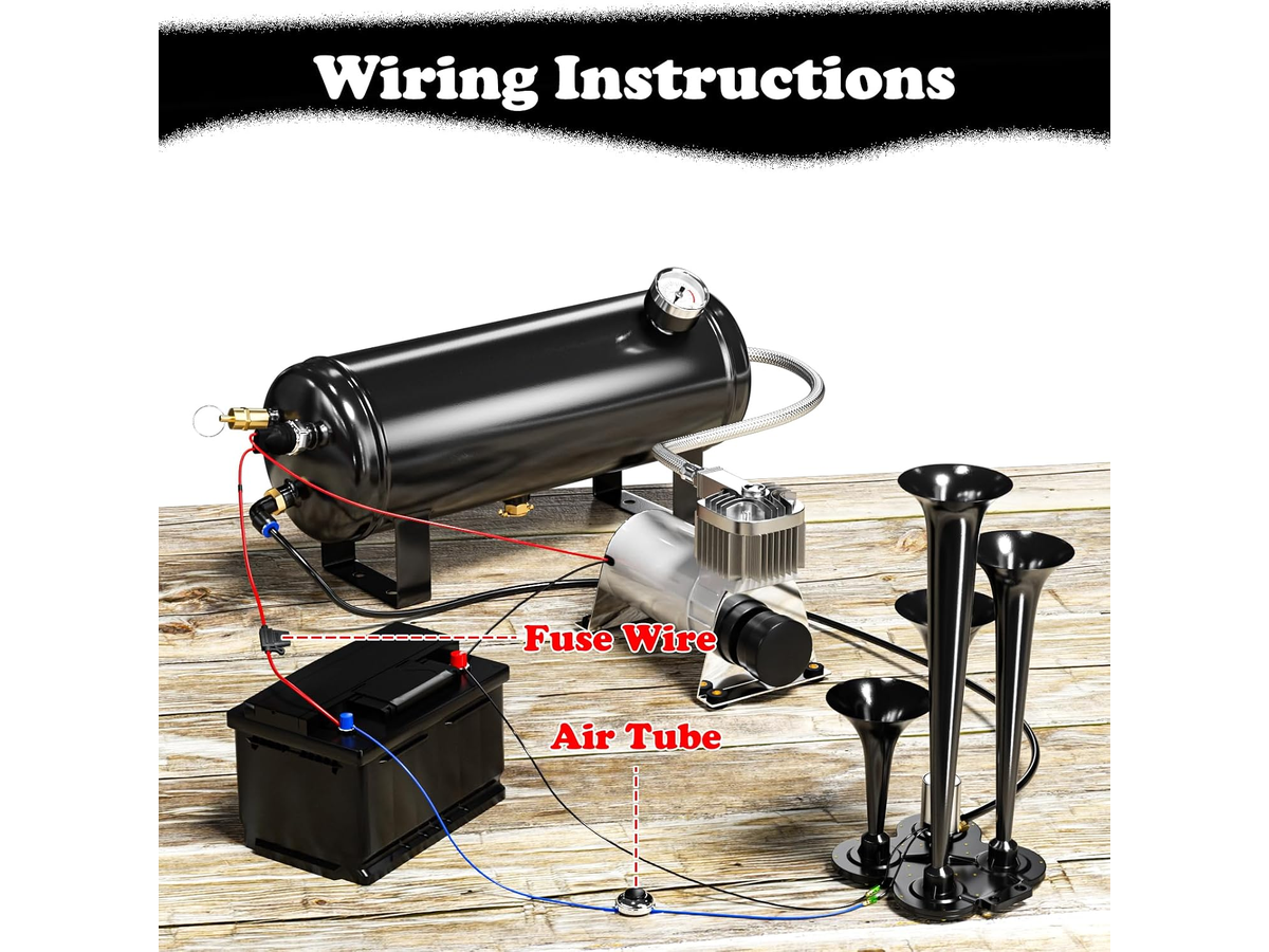 150DB Train Air Horn Kit