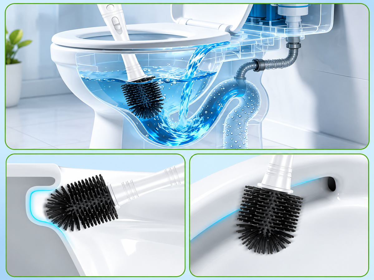 Cordless Electric Toilet Cleaning Brush