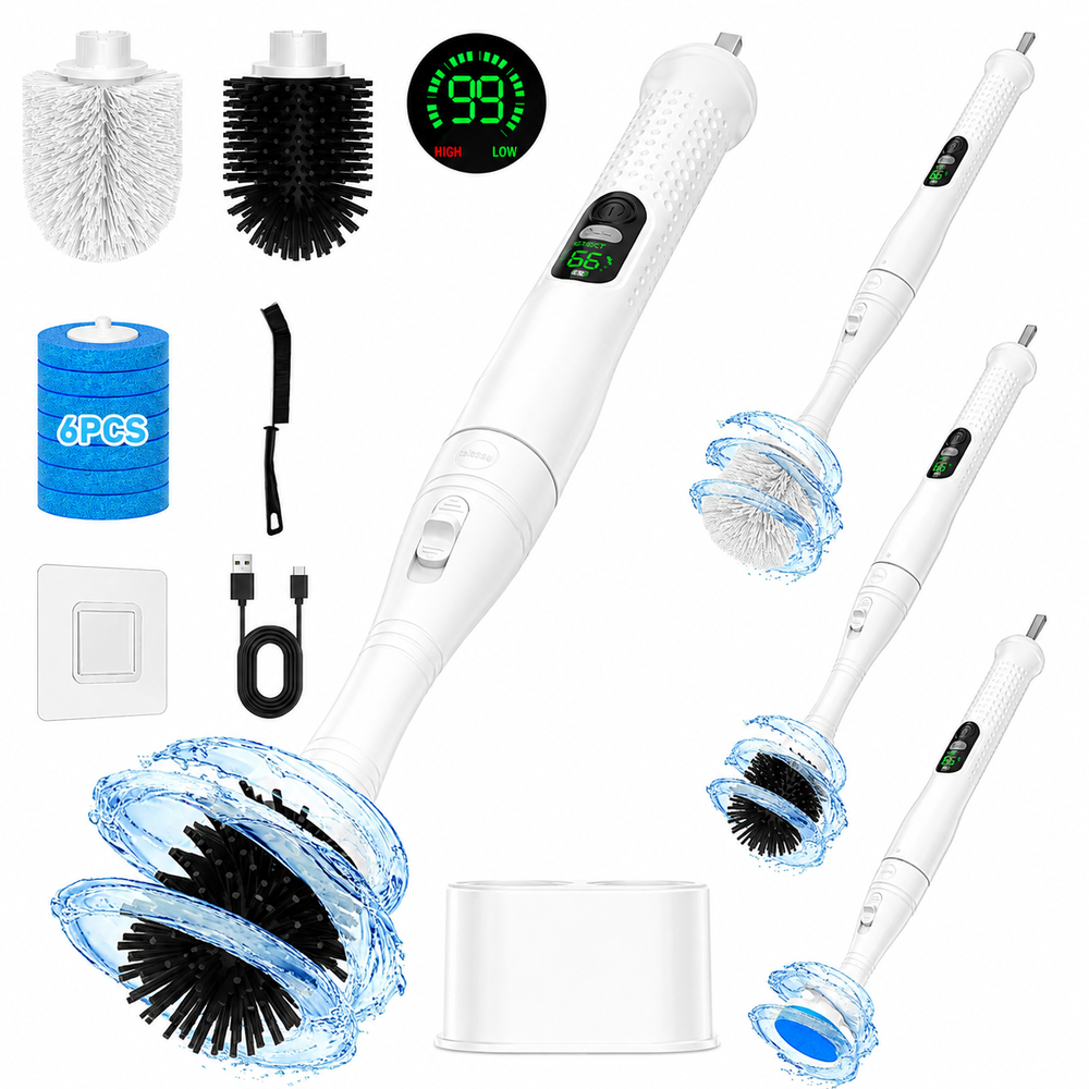 Cordless Electric Toilet Cleaning Brush