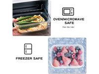 Thumbnail for 12 Piece Glass Storage Containers with Lids