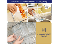 Thumbnail for 12 Piece Glass Storage Containers with Lids