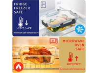 Thumbnail for 12 Piece Glass Storage Containers with Lids