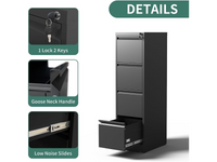 Thumbnail for Metal File Cabinet 4 Drawer