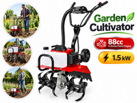 Thumbnail for Rotary Hoe Tiller Cultivator
