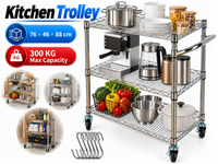 Thumbnail for Kitchen Trolley 3 Tier