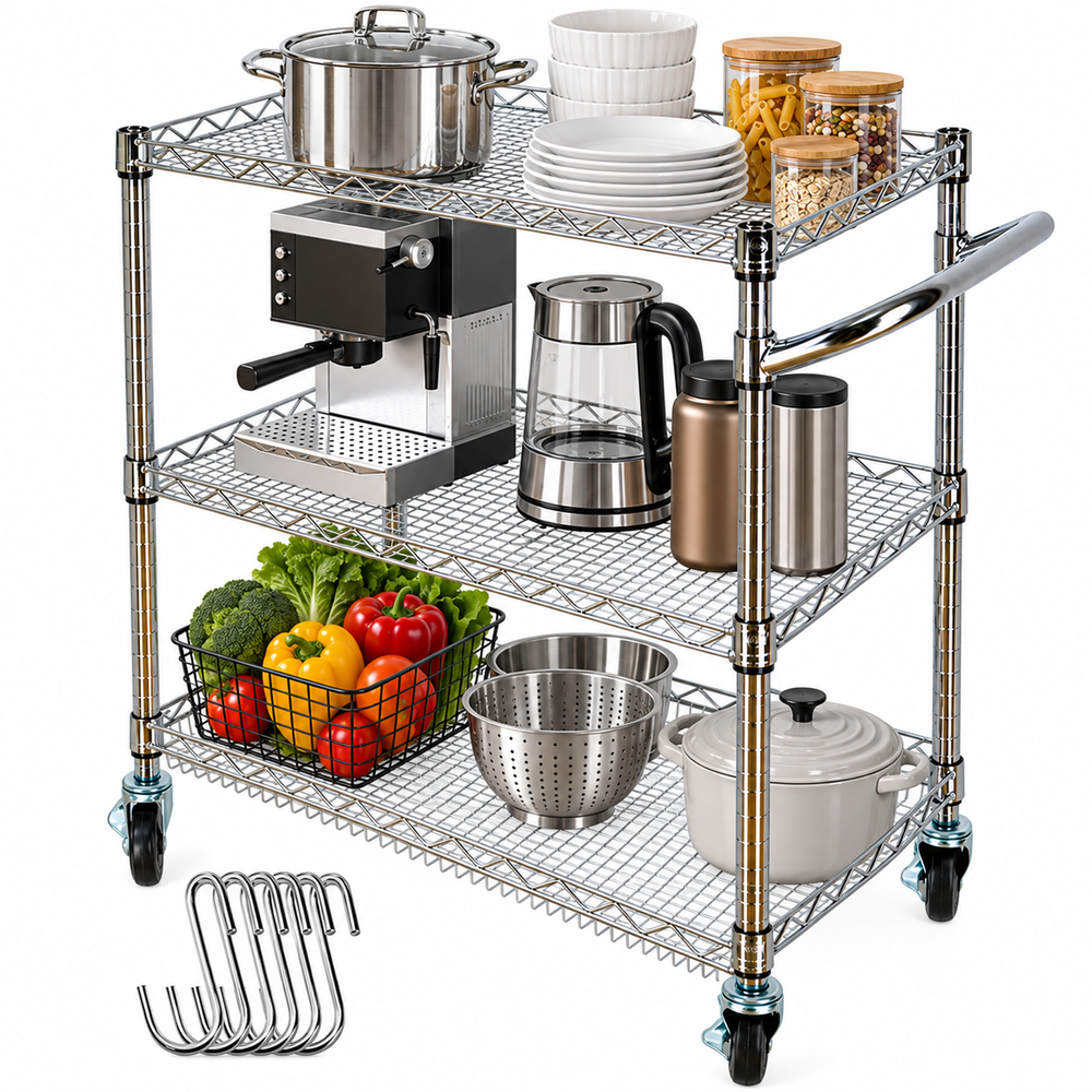 Kitchen Trolley 3 Tier